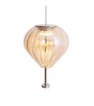 Single pendant lamps - Maxlight Palloncini 1 Amber Glass Pendant Lamp P0575 - product 1