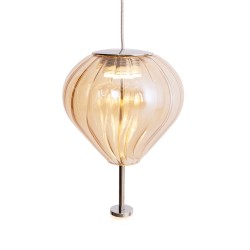 Maxlight Lampa Wisząca Palloncini 1 Amber Glass P0575