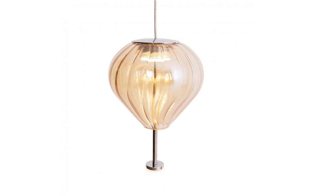 Maxlight Lampa Wisząca Palloncini 1 Amber Glass P0575