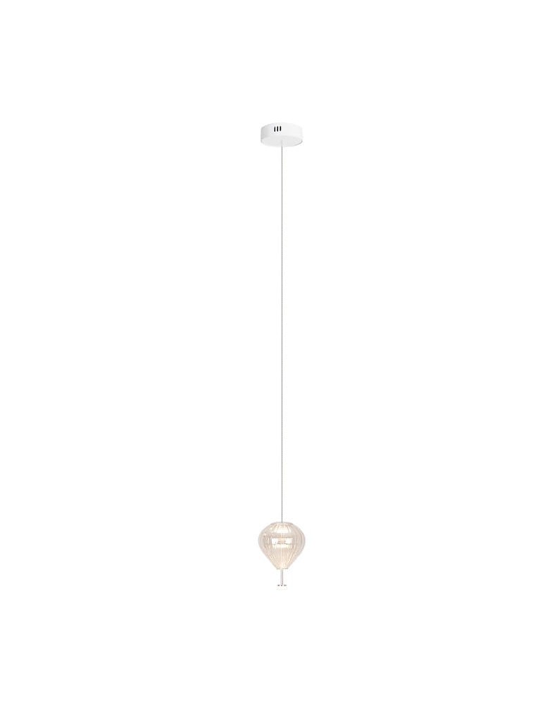 Single pendant lamps - Maxlight Palloncini 1 Clear Glass Pendant Lamp P0527 - product kolory-swiatla.pl 2