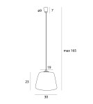 Boho pendant lamps - Maxlight Pot Pendant Lamp P0582 - product 5