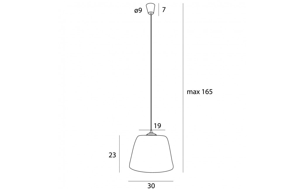 Maxlight Lampa Wisząca Pot P0582