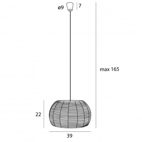 Maxlight Lampa Wisząca Praslin I P0583