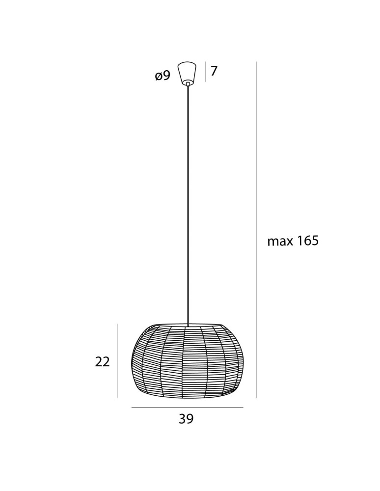 Boho pendant lamps - Maxlight Praslin I Pendant Lamp P0583 - product kolory-swiatla.pl 5