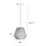 Boho pendant lamps - Maxlight Praslin II P0584 Pendant Lamp. - product 5