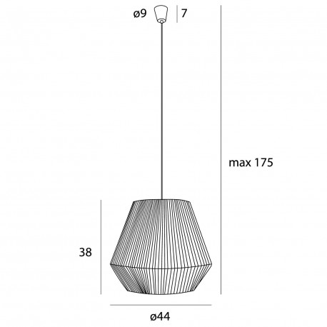 Maxlight Lampa Wisząca Praslin II P0584