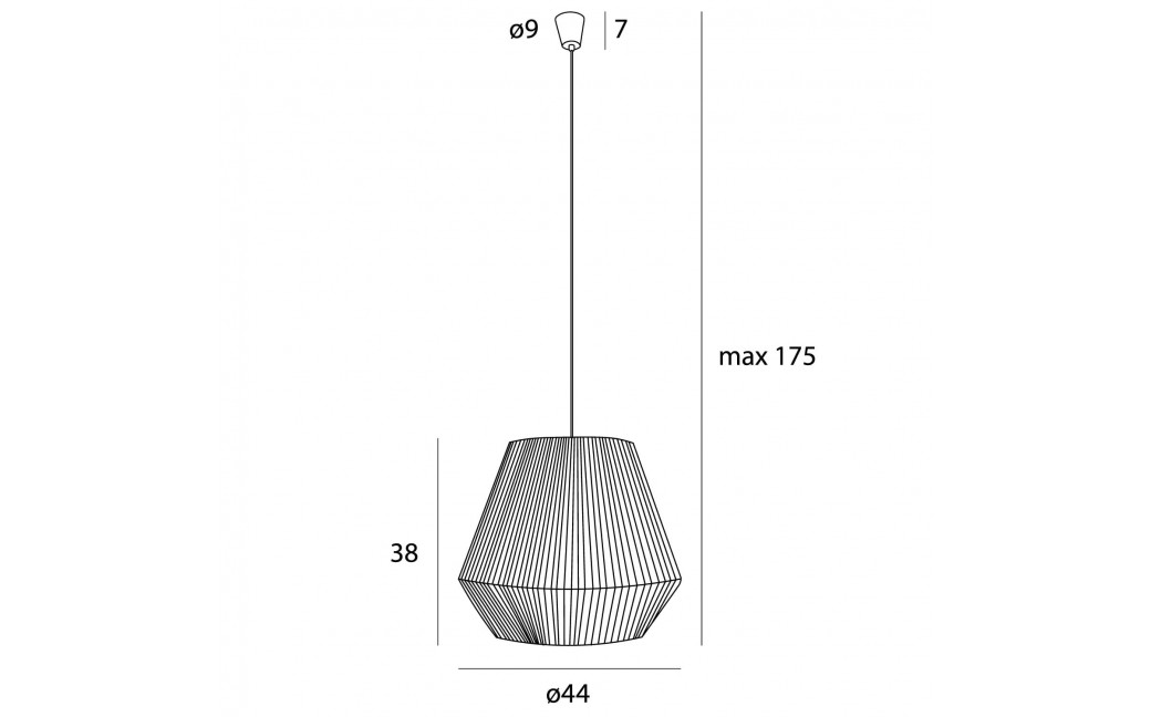 Maxlight Lampa Wisząca Praslin II P0584