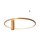 Ring ceiling lamps - Maxlight Plafond Queen 60Cm Brushed Gold 15W 3000K C0239. - product 2