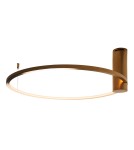 Ring ceiling lamps - Maxlight Plafond Queen 60Cm Brushed Gold 15W 3000K C0239. - product 1