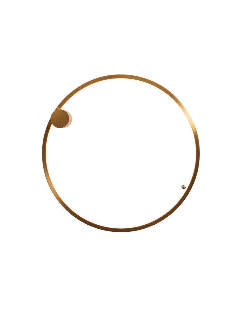 Ring ceiling lamps - Maxlight Plafond Queen 60Cm Brushed Gold 15W 3000K C0239. - product kolory-swiatla.pl 3