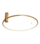 Ring ceiling lamps - Maxlight Plafond Queen 80Cm Brushed Gold 20W 3000K C0240. - product 2