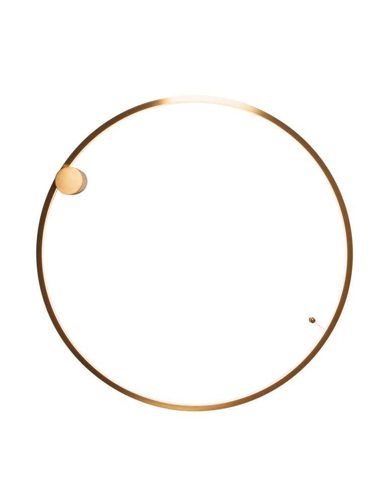 Ring ceiling lamps - Maxlight Plafond Queen 80Cm Brushed Gold 20W 3000K C0240. - product kolory-swiatla.pl 3