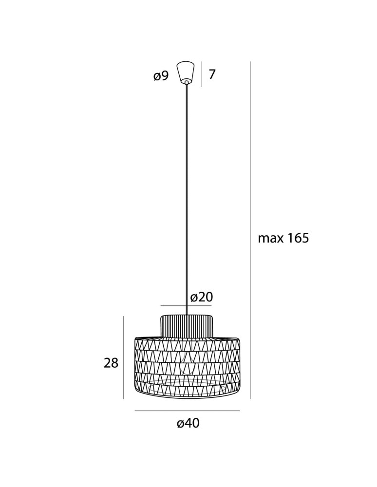 Boho pendant lamps - Maxlight Raffle Pendant Lamp P0587 - product kolory-swiatla.pl 5