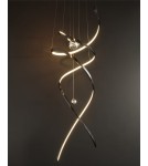 Modern pendant lamps - Maxlight Ritz Polished Black P0500D Pendant Lamp. - product 2