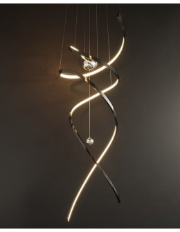 Maxlight Lampa Wisząca Ritz Polished Black P0500D - produkt 2