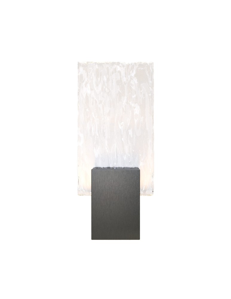 Modern wall lamps - Maxlight Wall lamp Vetro Brushed Black W0361 - product kolory-swiatla.pl 1