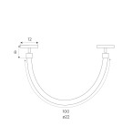 Magnetic rail lamps - Maxlight Magnetic System On/Off Lamp 15W 1028lm 3000K M0021N. - product 2