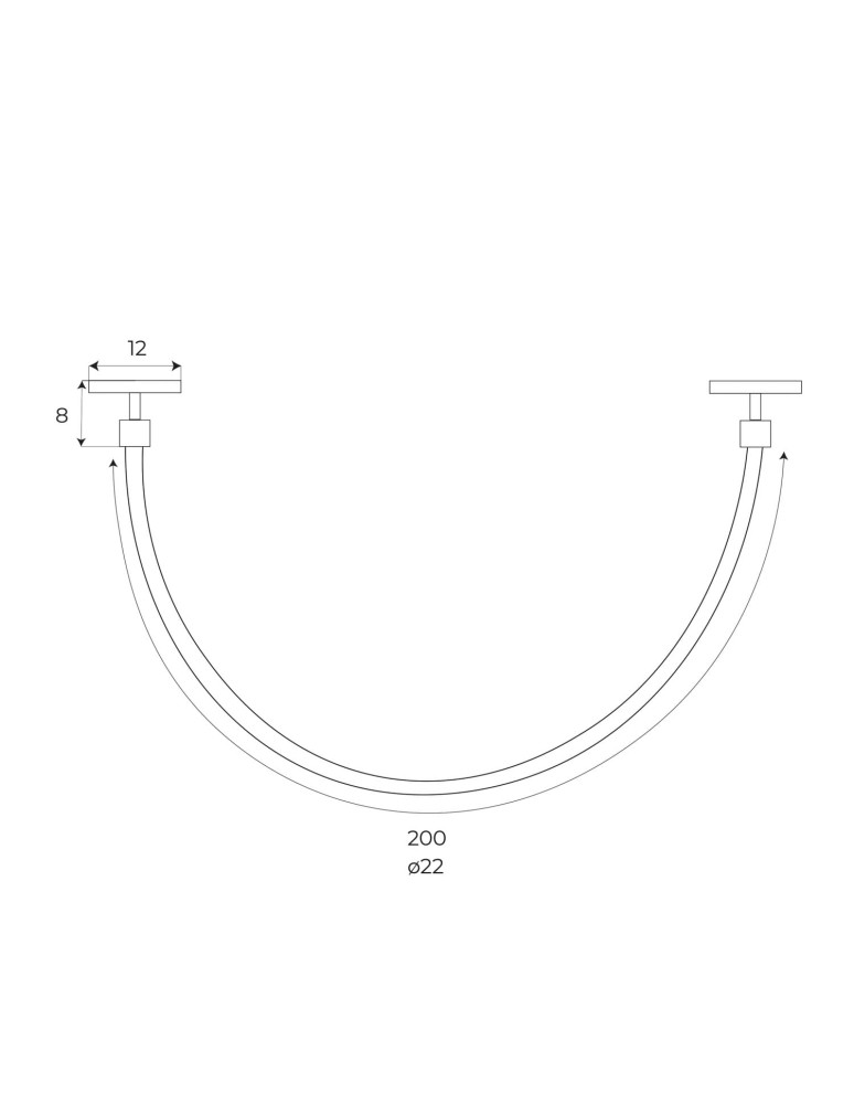 Magnetic rail lamps - Maxlight Magnetic System On/Off Lamp 20W 1404lm 3000K M0022N. - product kolory-swiatla.pl 3