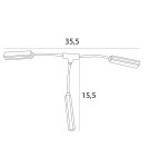 Accessories for magnetic busbars - Maxlight Power Connection for Mechanical Switch T MA0016 - product 2