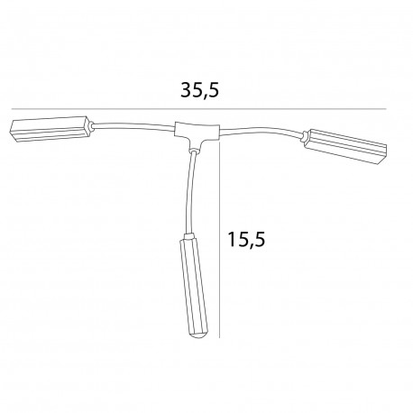 MAXLight Magnetic MA0016 Łączenie Zasilania Do Łącznika Mechanicznego T