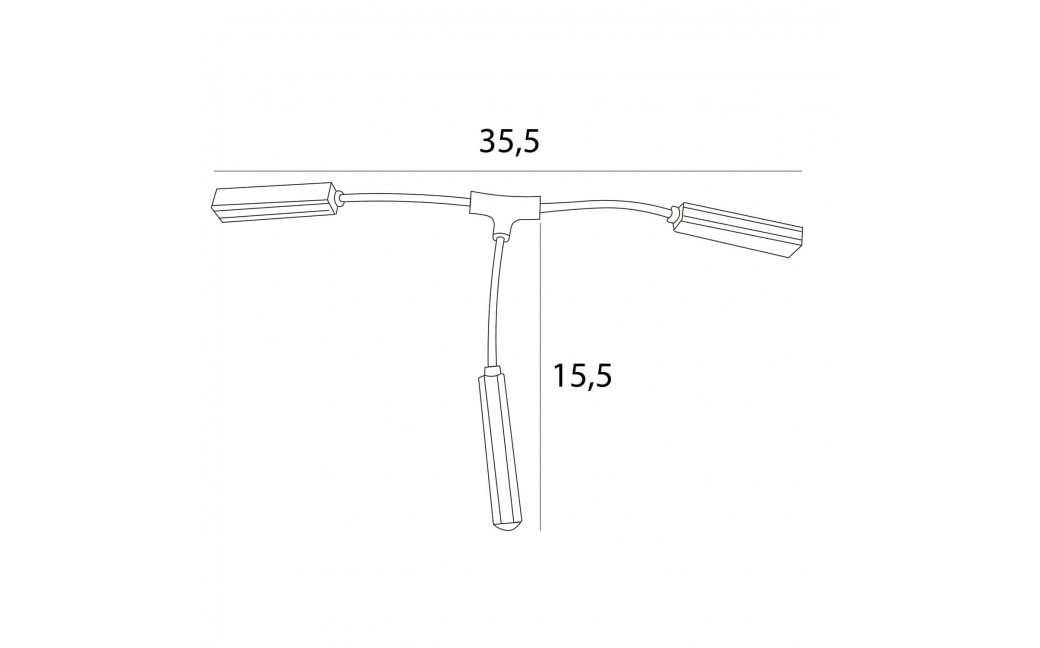 MAXLight Magnetic MA0016 Łączenie Zasilania Do Łącznika Mechanicznego T