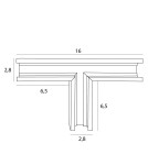 Accessories for magnetic busbars - Maxlight T T Tile Connector - Wall/ Ceiling. For Rails MT0011, MT0012 MT0017 - product 2