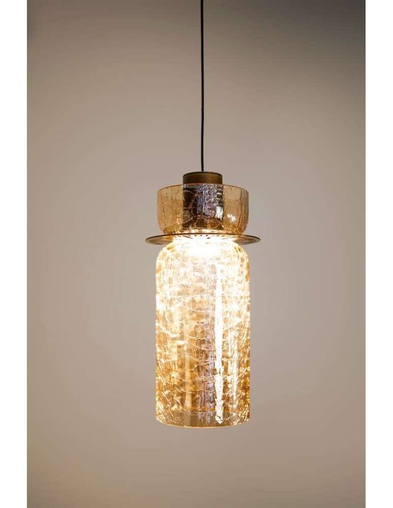 Single pendant lamps - Maxlight Signature B Amber Glass P0602 Pendant Lamp. - product kolory-swiatla.pl 5