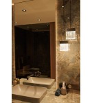 Single pendant lamps - Maxlight Vetro Brushed Black P0574D Pendant Lamp. - product 3