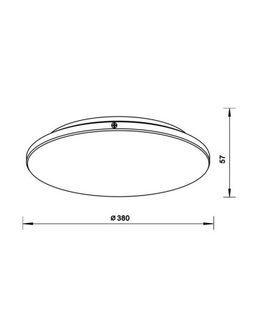 Zuma Line LINE BELLIS LED 24W 1400lm 4000K Chrome 12080022 Ceiling light - product 2