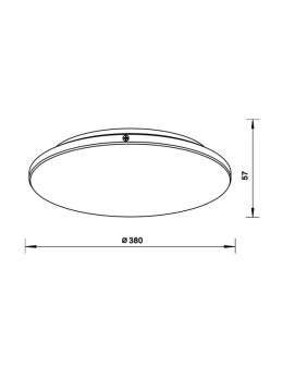 Zuma Line LINE BELLIS LED 24W 1400lm 4000K Chrom 12080022 Sufitowa - produkt 2