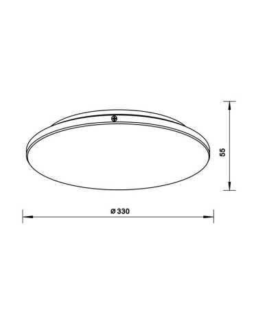 Zuma Line LINE BELLIS LED 18WW 1050lm 4000K Chrom 12080021 Sufitowa - produkt 2