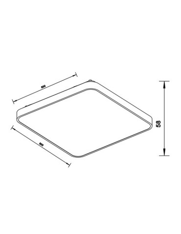 Zuma Line LINE SIERRA LED 60W 3900lm 4000K 12100005-SL Ceiling light - product 2