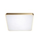 Square ceiling lamps - Zuma Line LINE SIERRA LED 40W 2600lm 4000K Gold 12100006-GD Ceiling light - product 1