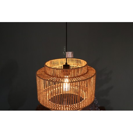 Dijk Lampa Wisząca w Stylu Boho 46x46x35cm Kolor Naturalny 55698-017