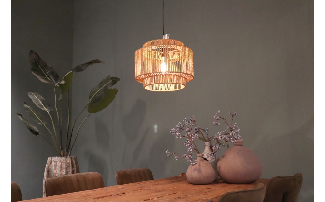 Dijk Lampa Wisząca w Stylu Boho 46x46x35cm Kolor Naturalny 55698-017