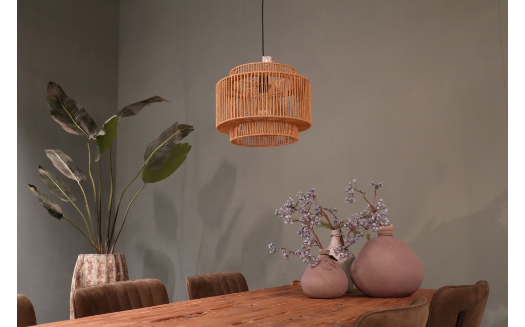 Dijk Lampa Wisząca w Stylu Boho 46x46x35cm Kolor Naturalny 55698-017