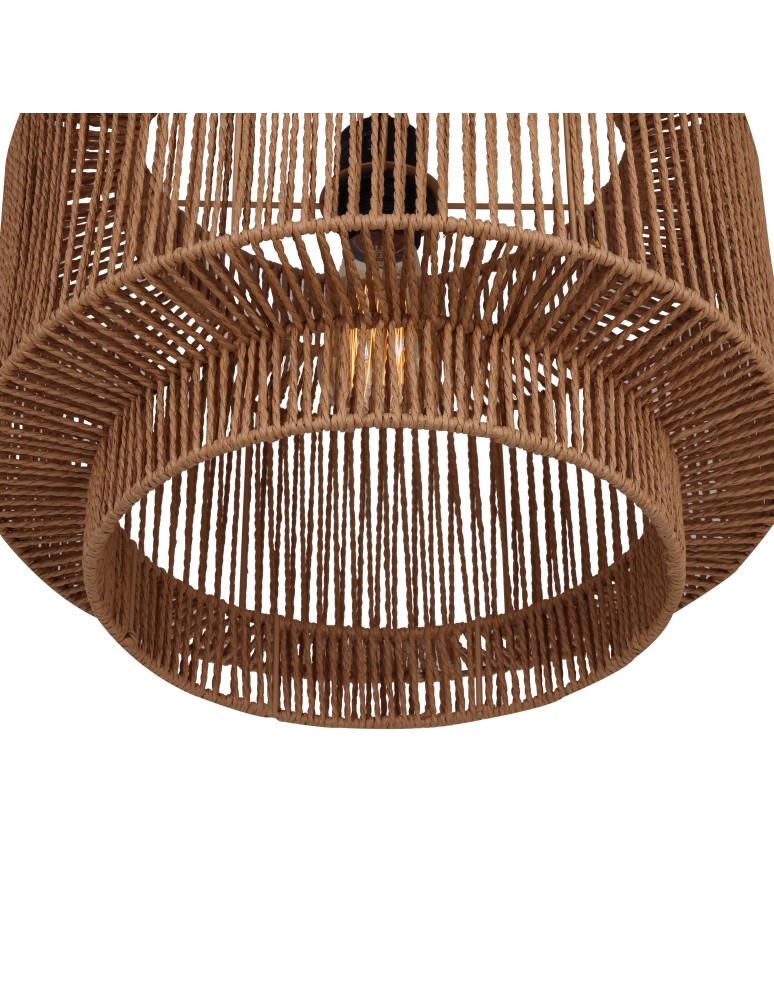 Boho pendant lamps - Dijk Pendant Lamp in Boho Style 46x46x35cm Natural Color 55698-017 - product kolory-swiatla.pl 6