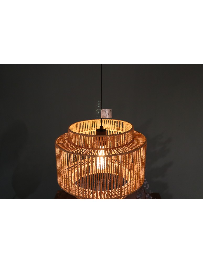 Boho pendant lamps - Dijk Pendant Lamp in Boho Style 38x38x28cm Natural Color 55697-017 - product kolory-swiatla.pl 2