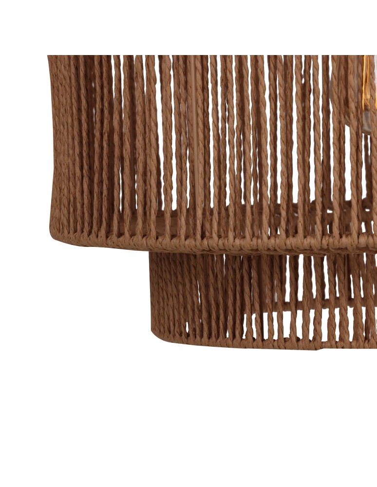 Boho pendant lamps - Dijk Pendant Lamp in Boho Style 38x38x28cm Natural Color 55697-017 - product kolory-swiatla.pl 5