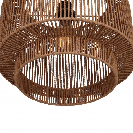 Dijk Lampa Wisząca w Stylu Boho 38x38x28cm Kolor Naturalny 55697-017