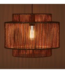 Boho pendant lamps - Dijk Pendant Lamp in Boho Style 38x38x28cm Natural Color 55697-017 - product 9