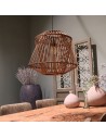 Dijk Bamboo Pendant Lamp in Boho Style 38x38x32cm Natural Color 55705-017.