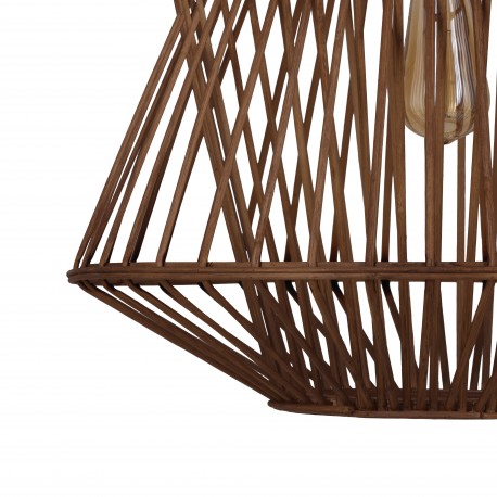 Dijk Lampa Wisząca Bambusowa w Stylu Boho 38x38x32cm Kolor Naturalny 55705-017