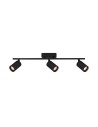 Italux Tris Spotlight/Spot 3xGU10 10W Black Sandblasted SPL-46829-3-BK
