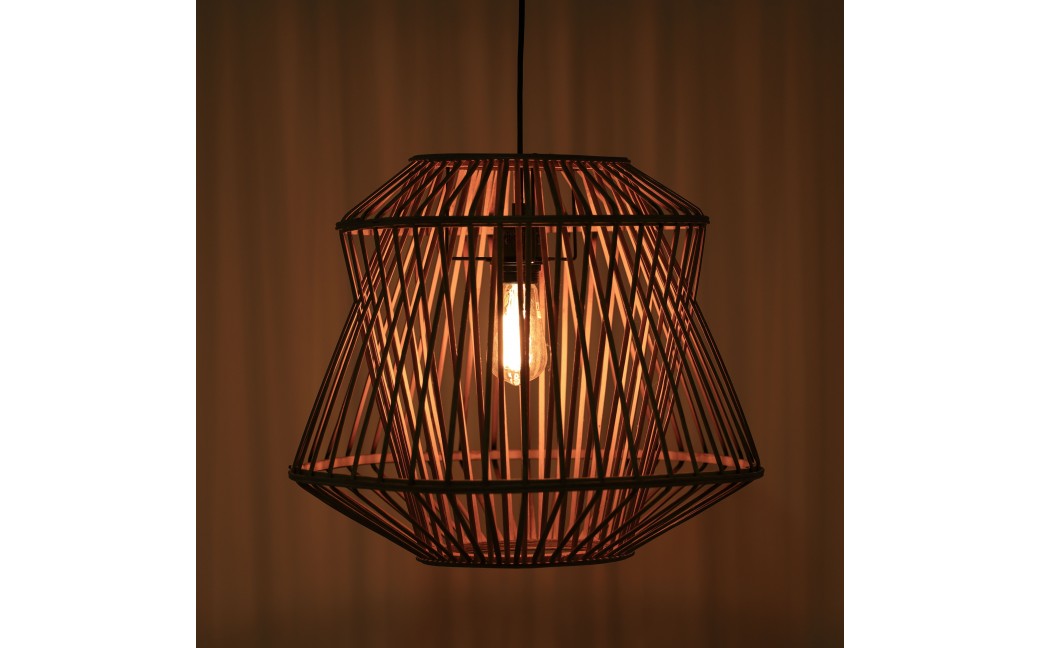 Dijk Lampa Wisząca Bambusowa w Stylu Boho 38x38x32cm Kolor Naturalny 55705-017