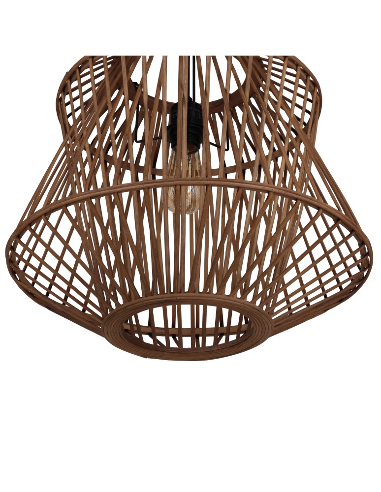 Boho pendant lamps - Dijk Bamboo Pendant Lamp in Boho Style 46x46x40cm Natural Color 55706-017. - product kolory-swiatla.pl 4