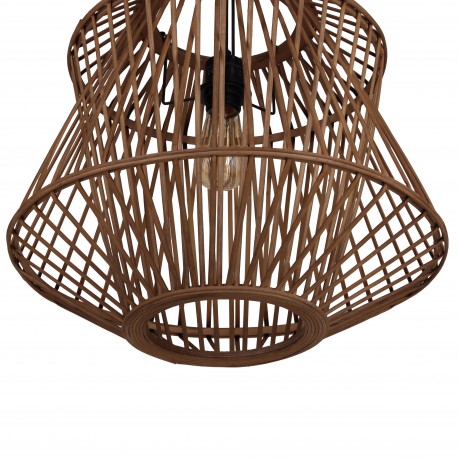 Dijk Lampa Wisząca Bambusowa w Stylu Boho 46x46x40cm Kolor Naturalny 55706-017