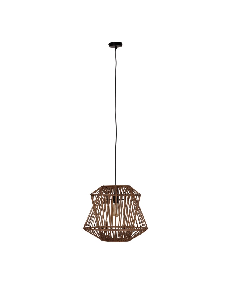Boho pendant lamps - Dijk Bamboo Pendant Lamp in Boho Style 46x46x40cm Natural Color 55706-017. - product kolory-swiatla.pl 5