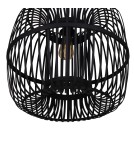 Boho pendant lamps - Dijk Bamboo Pendant Lamp in Boho Style 38x38x32cm Color Black 55707-074 - product 3
