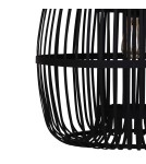 Boho pendant lamps - Dijk Bamboo Pendant Lamp in Boho Style 46x46x40cm Color Black 55708-074 - product 2